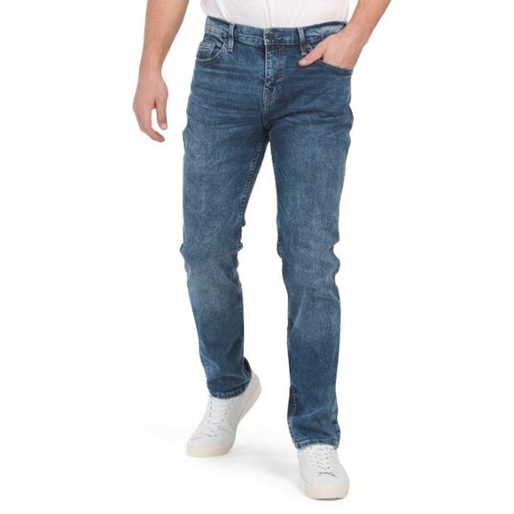 New - TRUE RELIGION Rocco Relaxed Skinny Jeans Medium Wash | Mens 38 - Picture 2 of 2